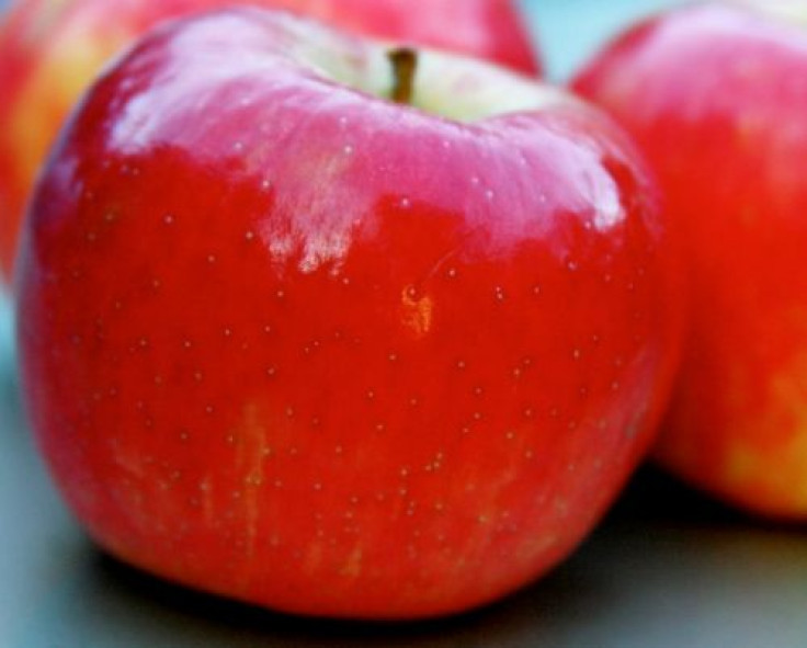Polishing the apple's popular image as a healthy food