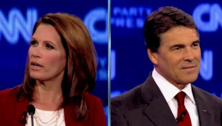Michele Bachmann, Rick Perry