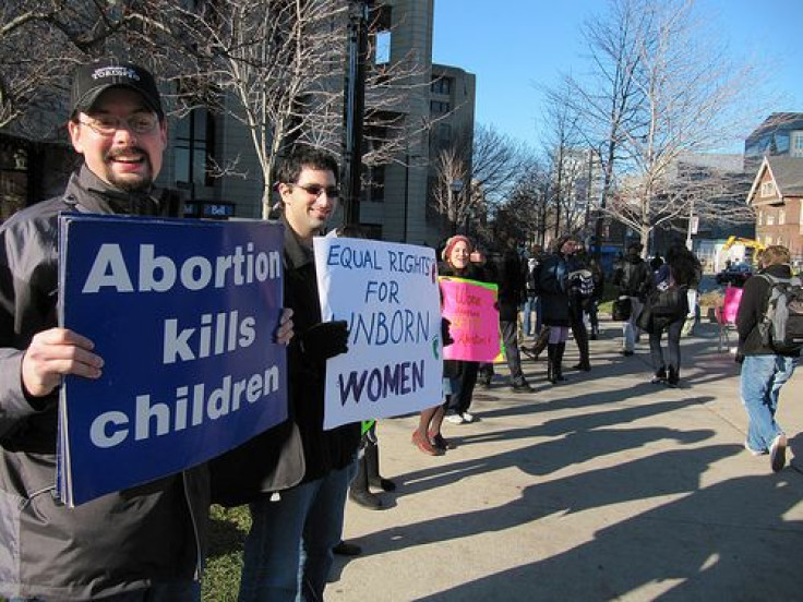 Anti abortion protests
