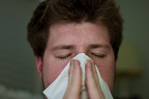 sneezing