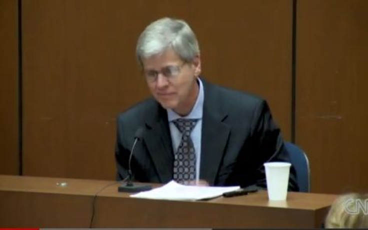 Anesthesiologist Steven Shafer testifies on October 19,2011 on the trial of Dr. Conrad Murray.