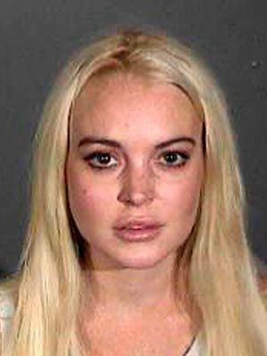 Lindsay Lohan on October 20, 2011