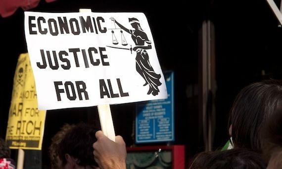 An Occupy Wall Street protester