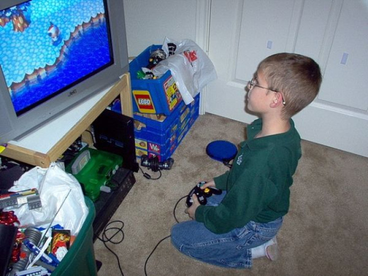 Child Playing Video Games