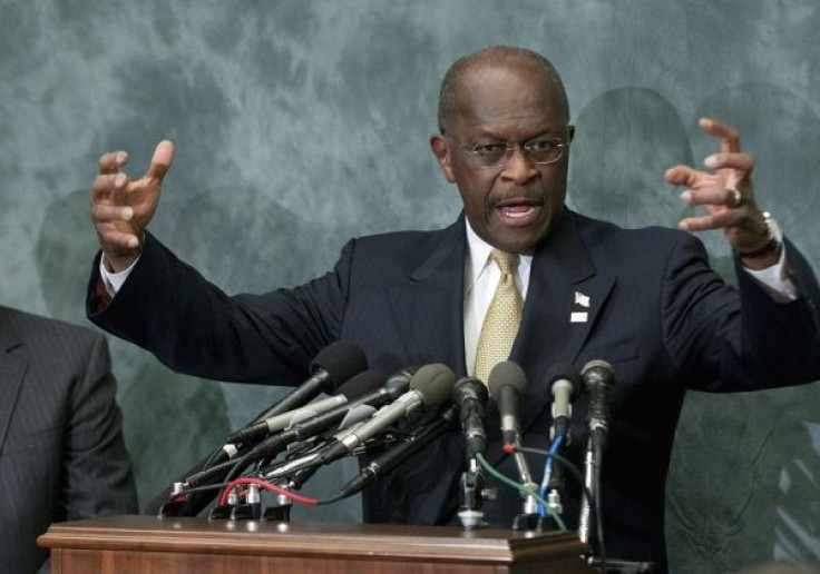 Republican presidential candidate Herman Cain