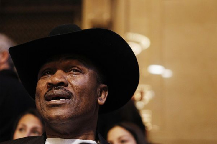 Former Olympic and World Heavyweight boxing champion, Joe Frazier, takes part in an event in New York January 5, 2011.