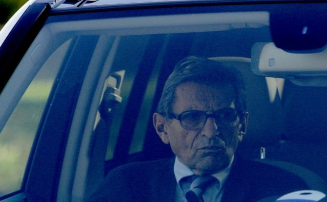 Penn State football coach Joe Paterno