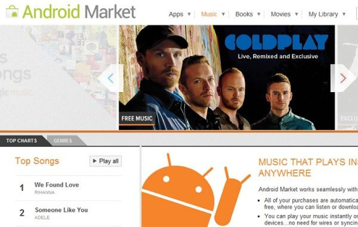 Google Inc., the world's largest Internet-search company, introduced a music service that lets people buy songs through the Android Market