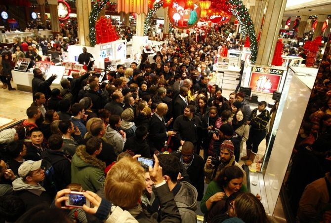Macy's shoppers