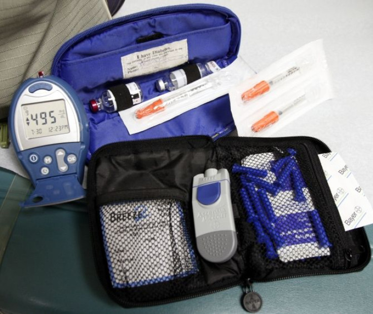 Inside a diabetic patient's kit