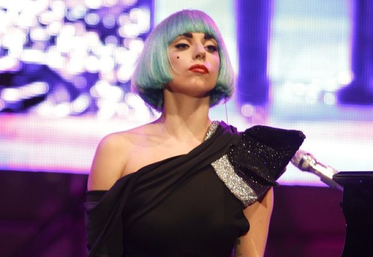 U.S. singer Lady Gaga performs during the gay pride concert in downtown Rome June 11, 2011.