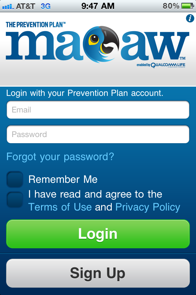 Macaw iPhone App