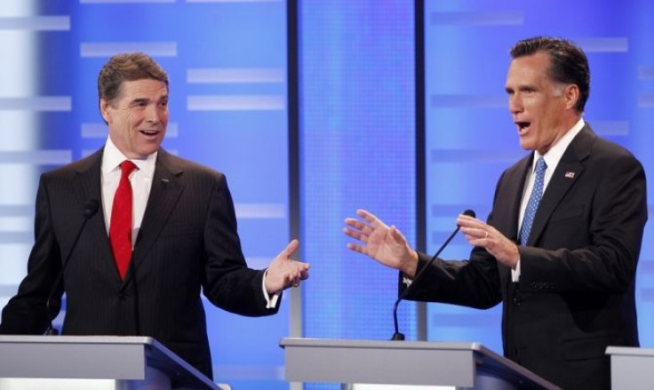 Mitt Romney, Rick Perry