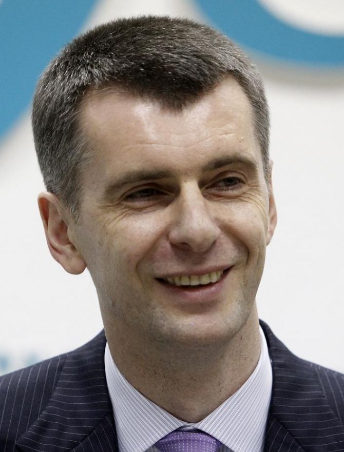 Russian Tycoon Prokhorov Will Run Against Putin