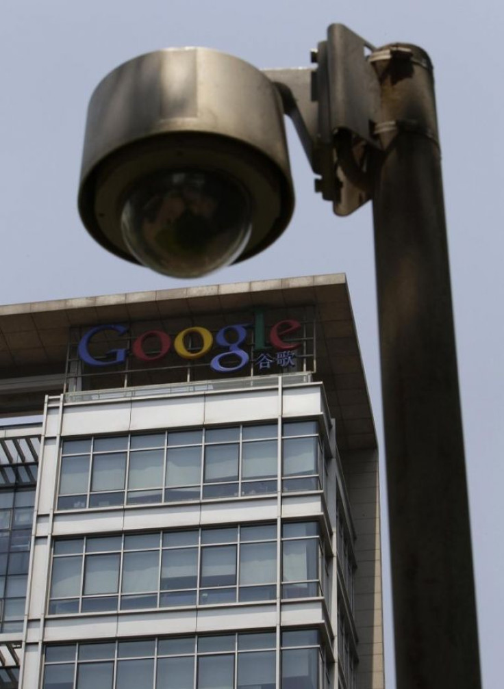 A road surveillance camera stands in front of the former headquarters of Google China in Beijing June 2, 2011.