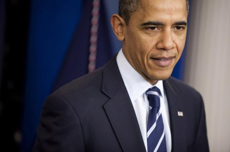 U.S. President Barack Obama makes a statement in the White House Briefing Room in Washington December 17, 2011.