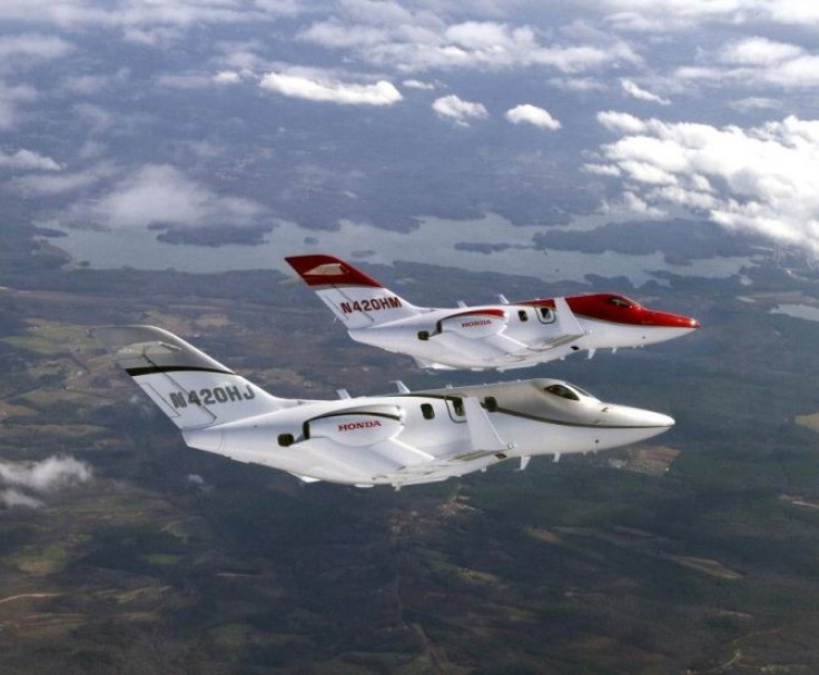 F2 (background) has joined F1 in the HondaJet flight test program, marking a major milestone in the process for HondaJet's Federal Aviation Administration Certification.
