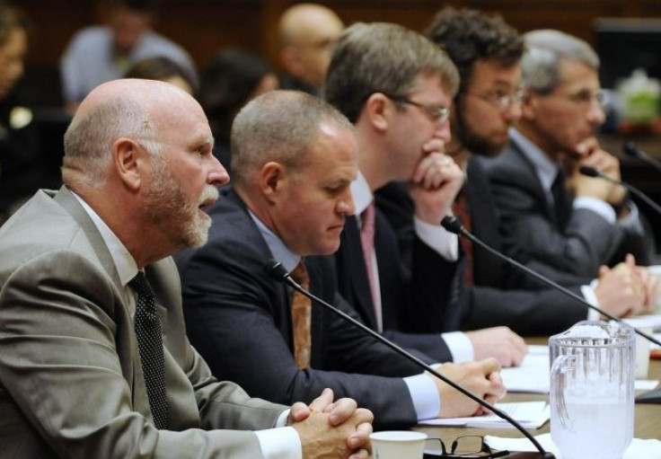 Dr. Craig Venter (FROM L-R) of the J. Craig Venter Institute testifies with Jay Keasling of Lawrence Berkeley National Laboratory, Drew Endy of Stanford University, Gregory Kaebnick of The Hastings Center, and Anthony Fauci, Director, National Institute o
