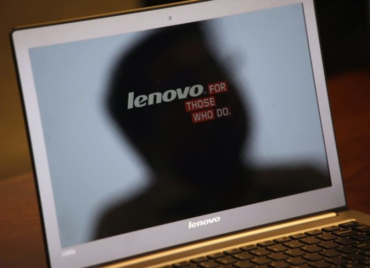 A Lenovo Ultrabook is displayed during Reuters China Investment Summit in Hong Kong November 14, 2011.