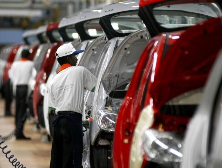 Indian workers assemble South Korean cars
