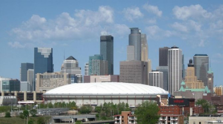 Minneapolis skyline on May 17, 2008