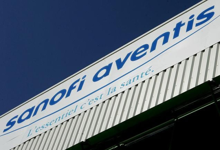 A logo of pharmaceutical company Sanofi Aventis is seen in Ambares near Bordeaux, southwestern France, September 20, 2006.