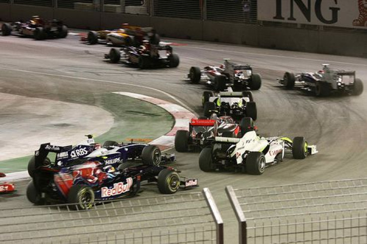 Race Cars Cornering