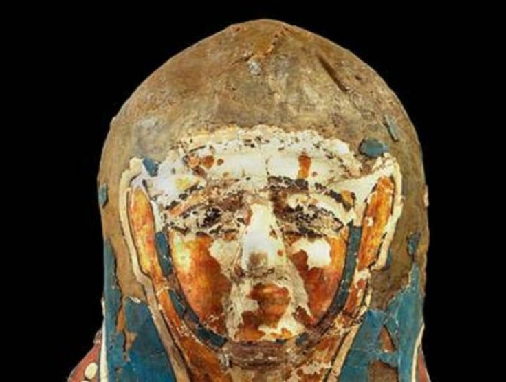 The 2,250-year-old Ptolemaic mummy, which revealed tell-tale signs of metastatic prostate cancer under high-powered digital imaging.