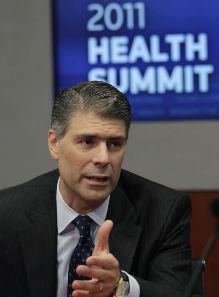 Jose 'Joe' Almeida, president of the Medical Devices business segment at Covidien plc., speaks during the Reuters Health Summit in New York, May 9, 2011.