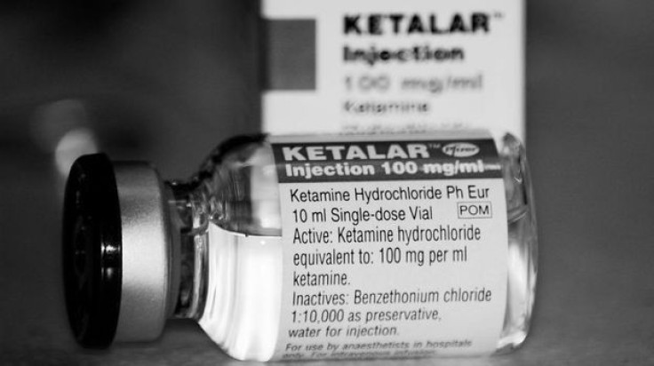 A vial of ketamine.