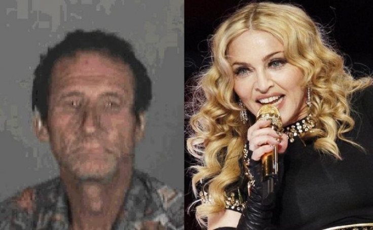 L-R: Robert Dewey Hoskins and Madonna