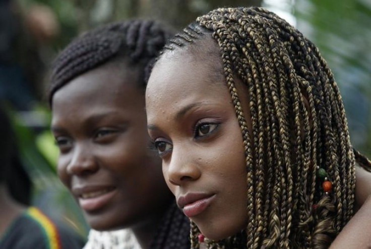 Women at the Afro-Hairstyles Competition in California