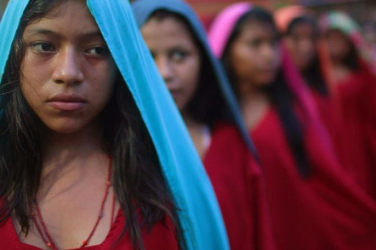 Women from the Wayuu tribe.