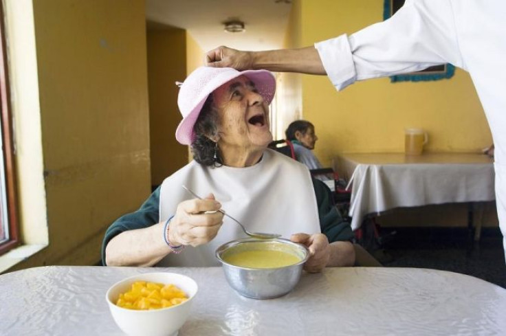 Elderly Woman Smiles