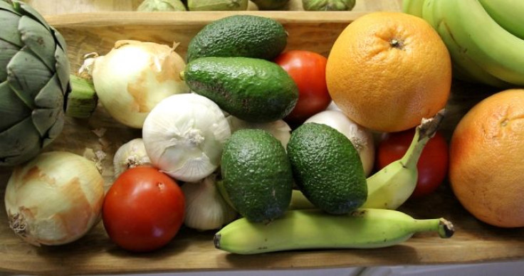 fruit, vegetables