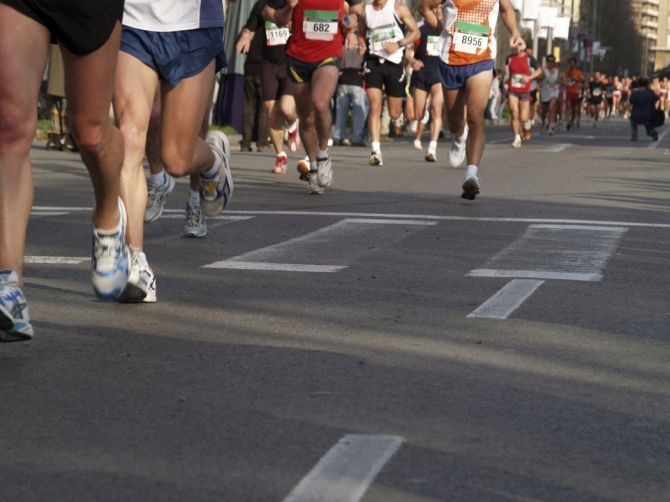 running