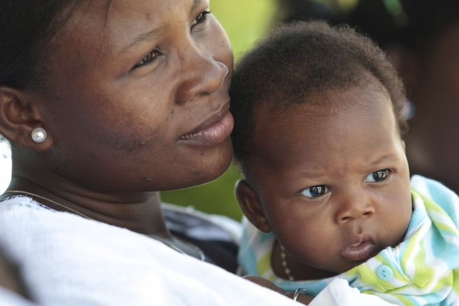 mother with child