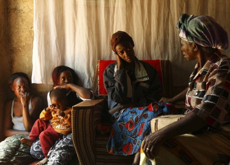 A home-based caregiver visits an HIV-AIDS patient at her home in Matero township on the outskirts of Lusaka