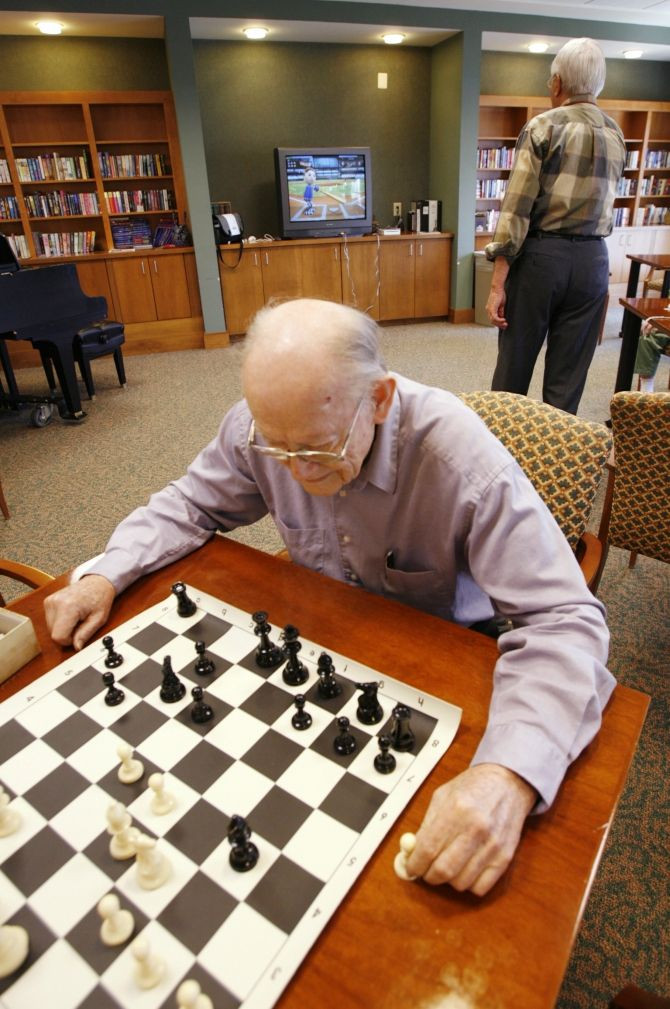old men playing