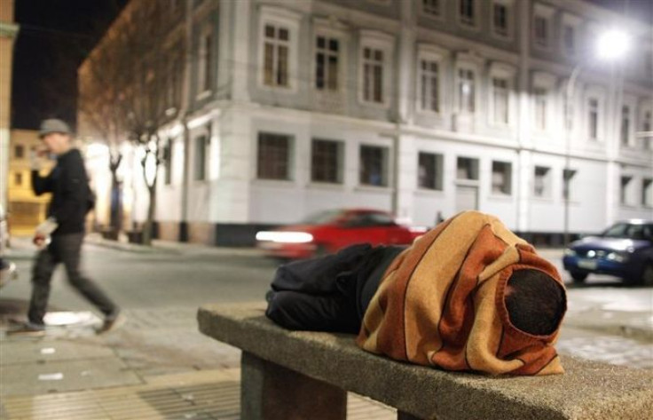 homeless man