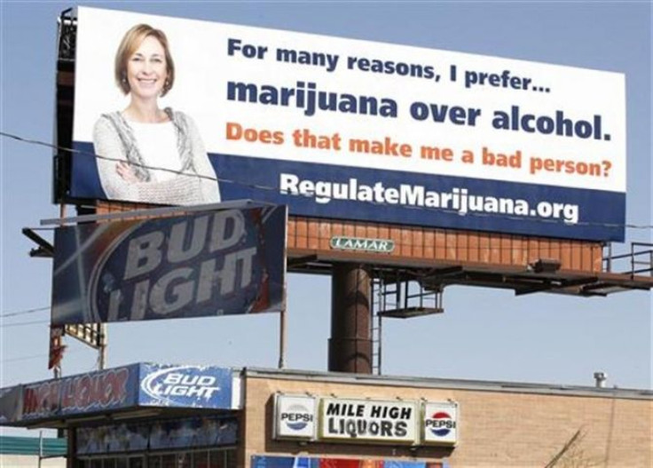 marijuana billboard