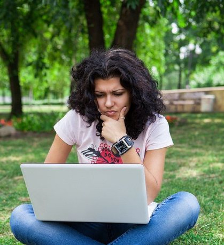 Girl on laptop