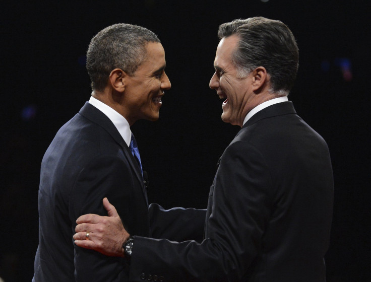 Obama and Romney