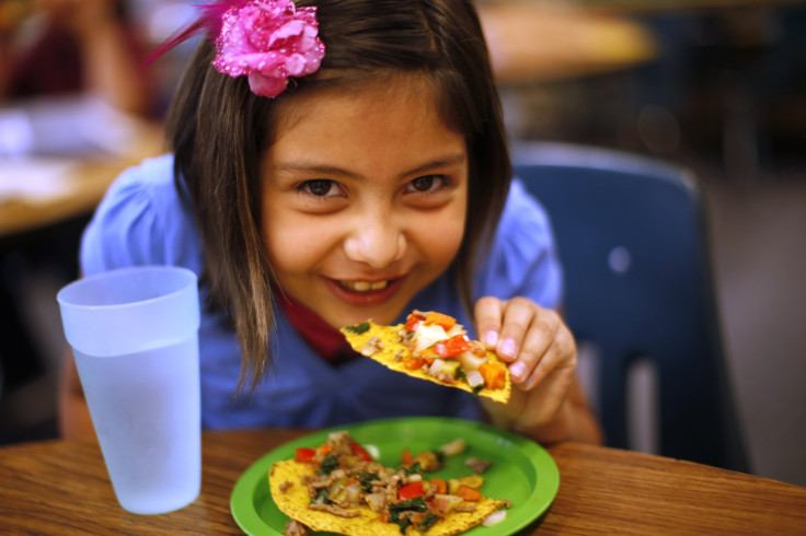 girl eating