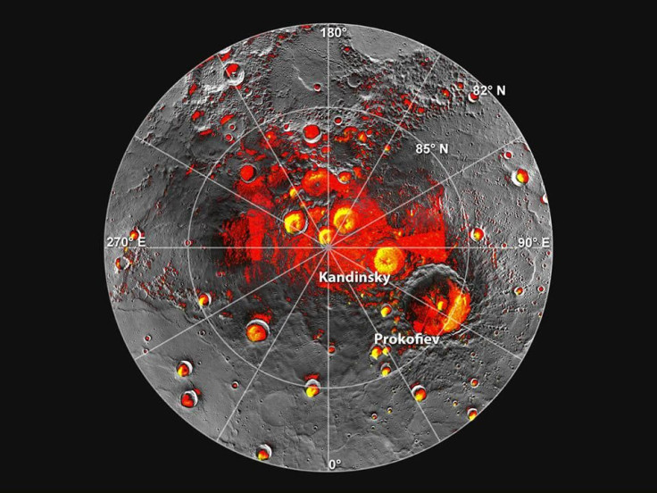 water ice on Mercury