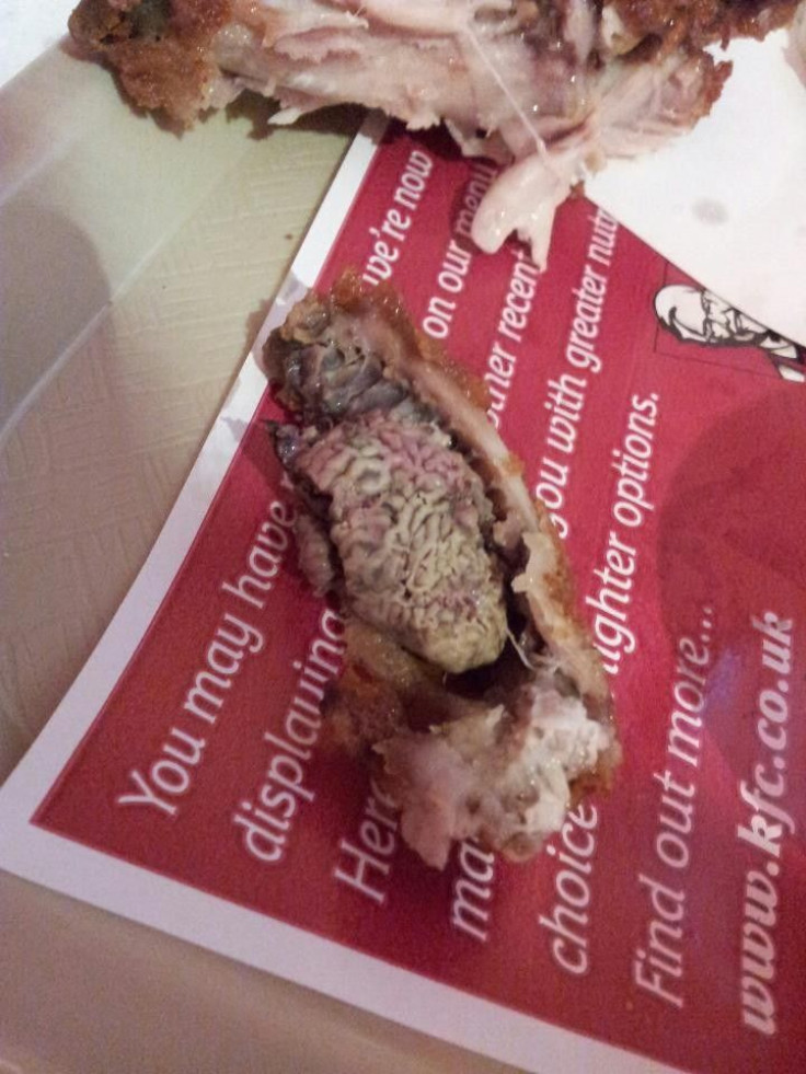 KFC chicken brain