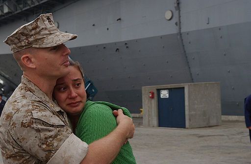 Military couple