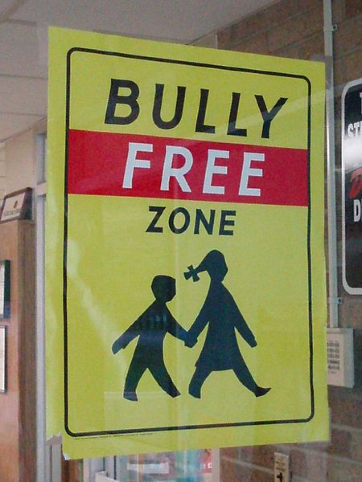 Bully free zone sign