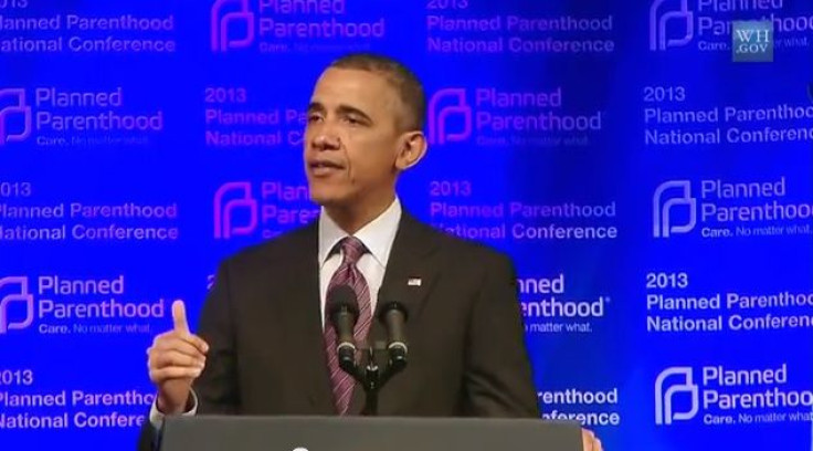 President Obama addresses Planned Parenthood
