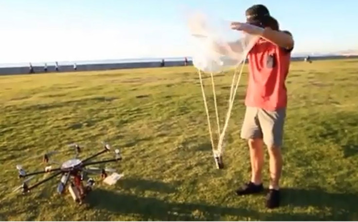 OppiKoppi beer drone parachute